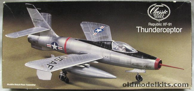 Lindberg 1/48 Republic XF-91 Thunderceptor, 539 plastic model kit